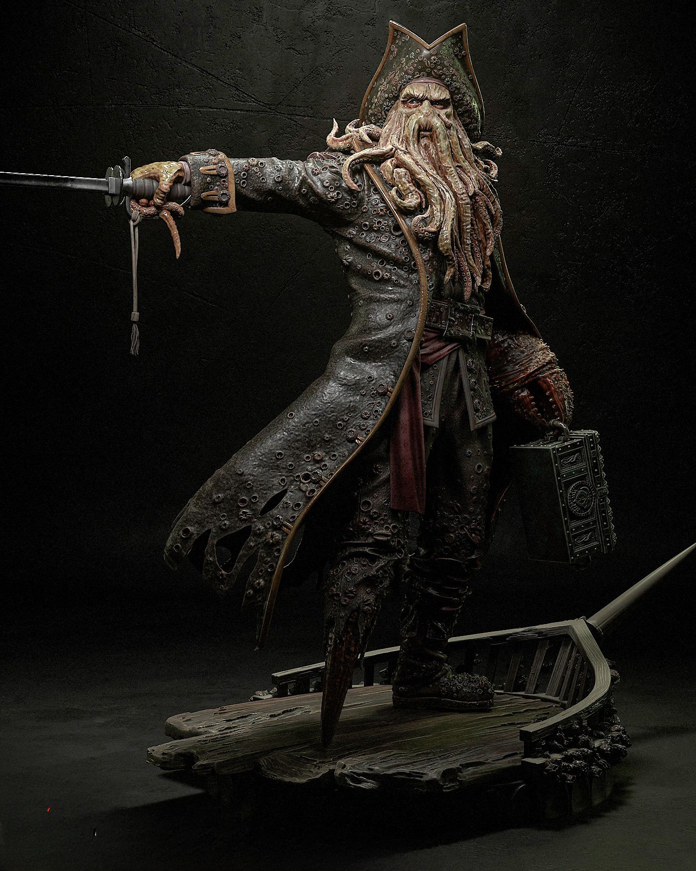 davy (3) اکشن فیگور Davy Jones Pirates Of The Caribbean - Image 1