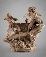 اکشن فیگور Pirates Of The Caribea- Jack Sparrow & Hector Barbossa Collector Edition