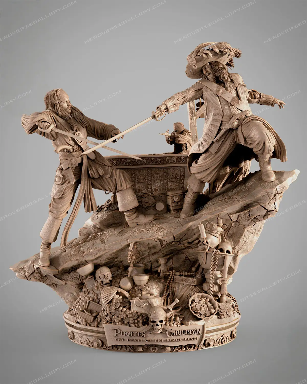 JACK SPARROW 1.1 اکشن فیگور Pirates Of The Caribea- Jack Sparrow & Hector Barbossa Collector Edition - Image 1