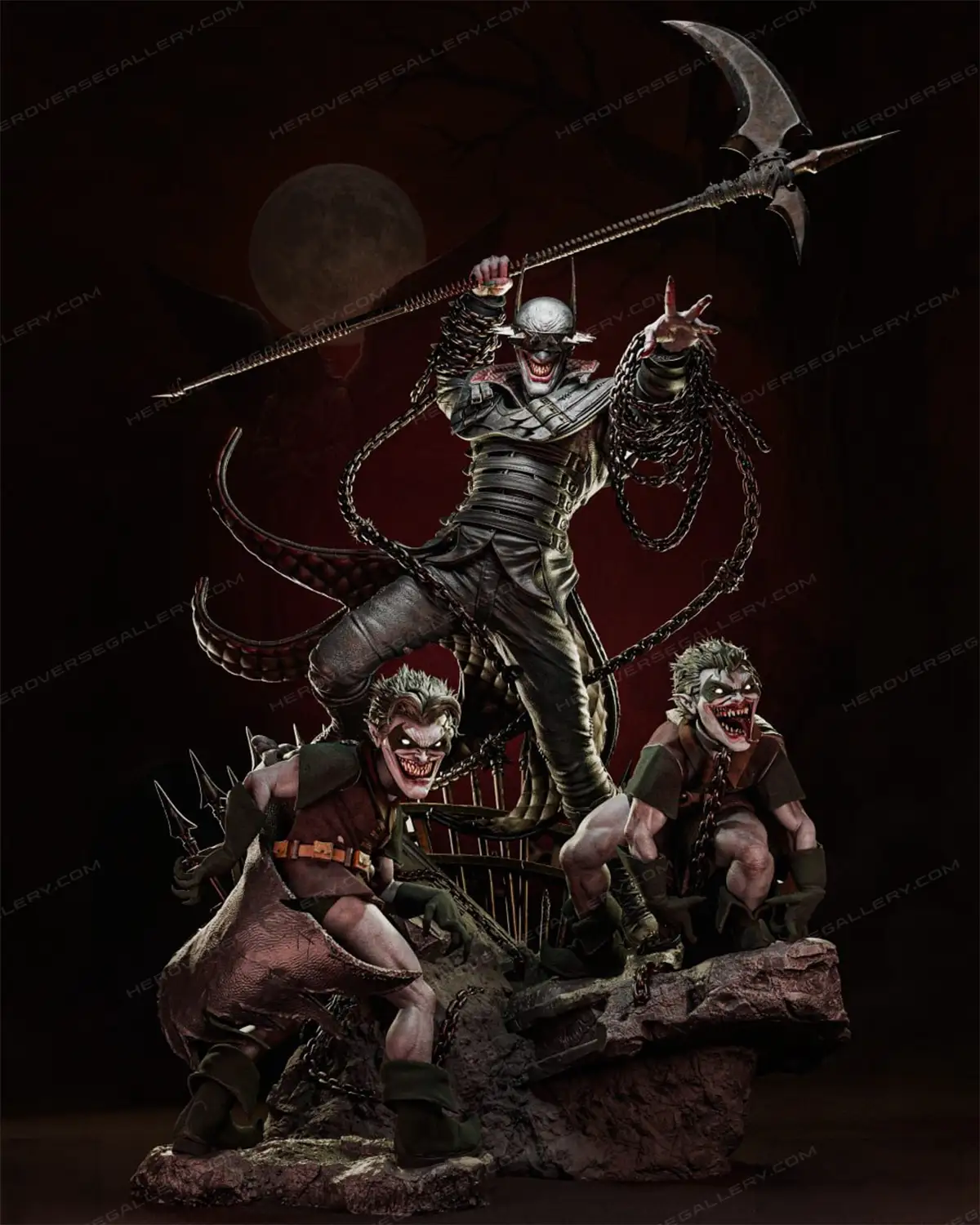 joker who laughs 1.2 اکشن فیگور Who Laughs-Batman Collector Edition - Image 1