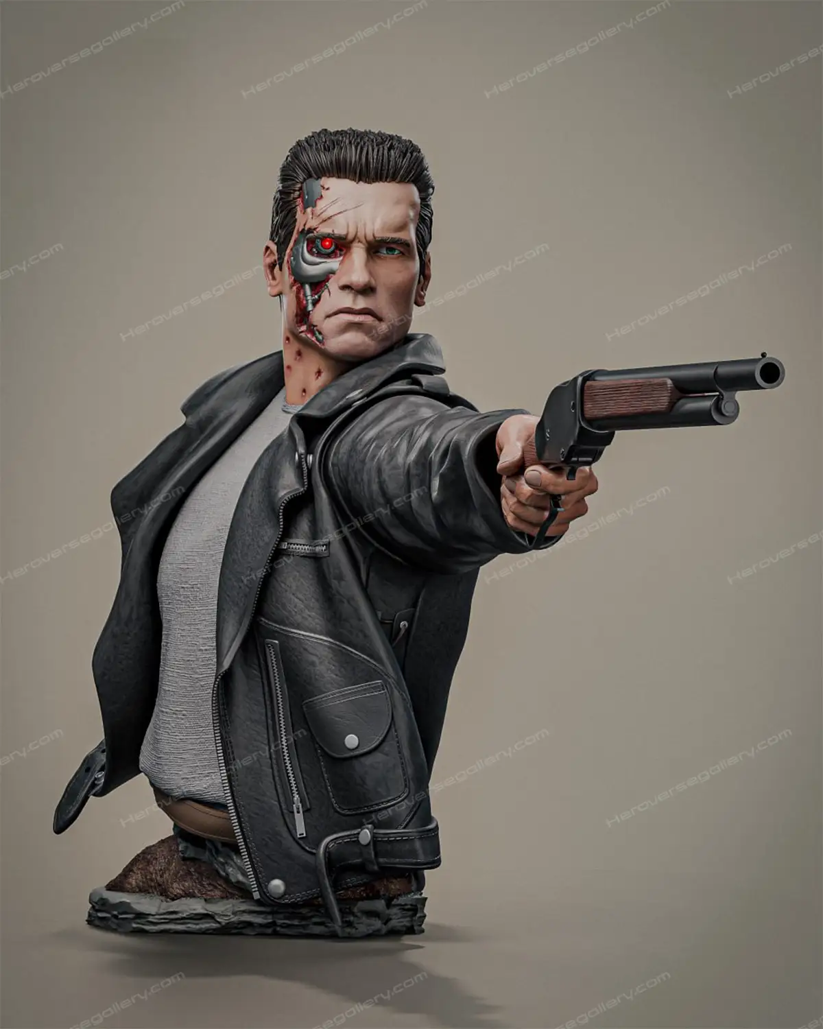 terminator bust 2.1 اکشن فیگور باست Terminator - Image 1